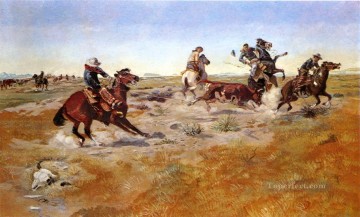 Amerikanischer Indianer Werke - das Judith Becken rundet 1889 Charles Marion Russell Indianer